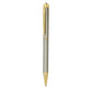 Pierre Cardin Jewel Titanium Finish Exclusive Metal Ball Pen, Blue Ink, Pack of 1