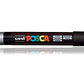 uni-ball Posca 5M 1.8-2.5 mm Bullet Shaped Marker Pen, Grey Ink, Pack of 1