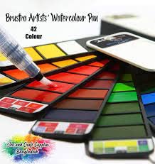 BRUSTRO Artists Watercolour Pan, Set of 42