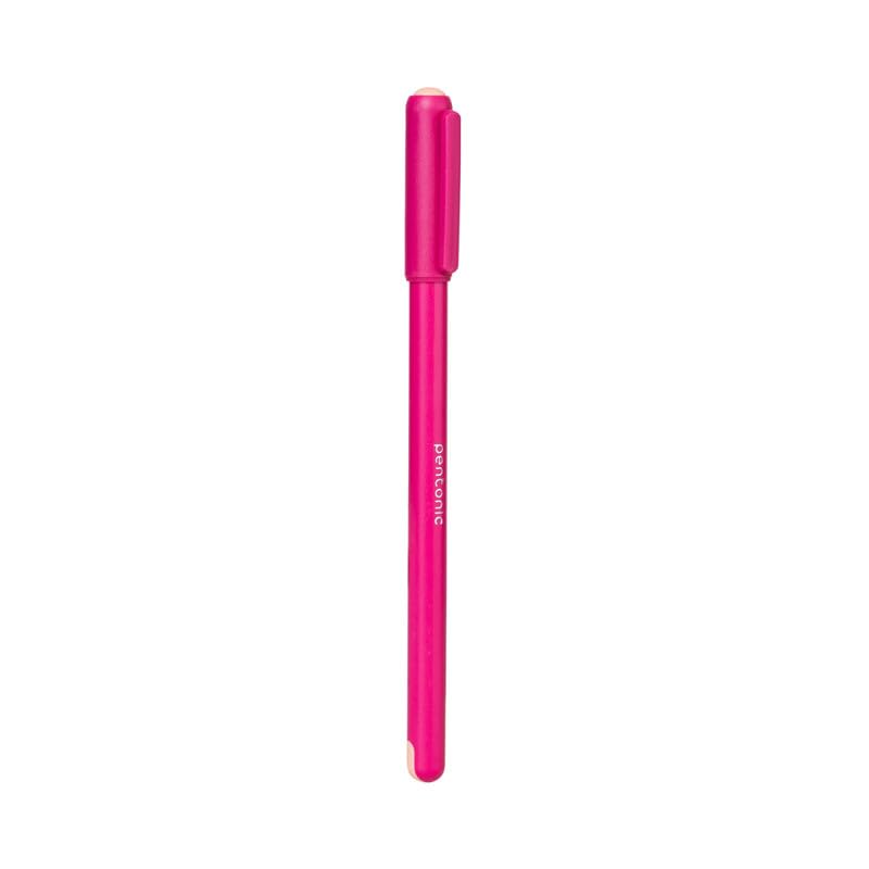 Pentonic Colours Ball Pen, Multicolor Body, Blue Ink, Pack of 10