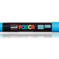 uni-ball Posca 5M 1.8-2.5 mm Bullet Shaped Marker Pen, Light Blue Ink, Pack of 1