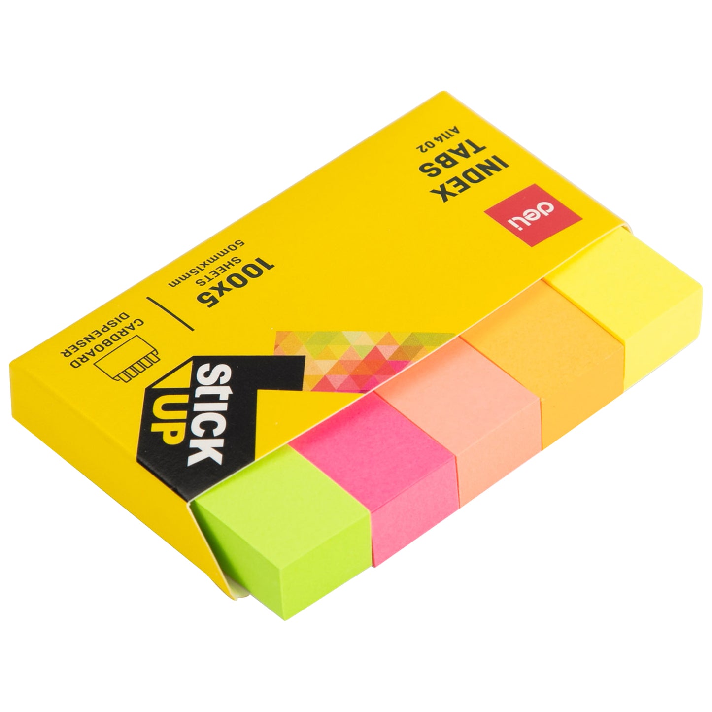 Deli EA11402 Stick Up Index Tabs 50 mm x 15 mm Size
