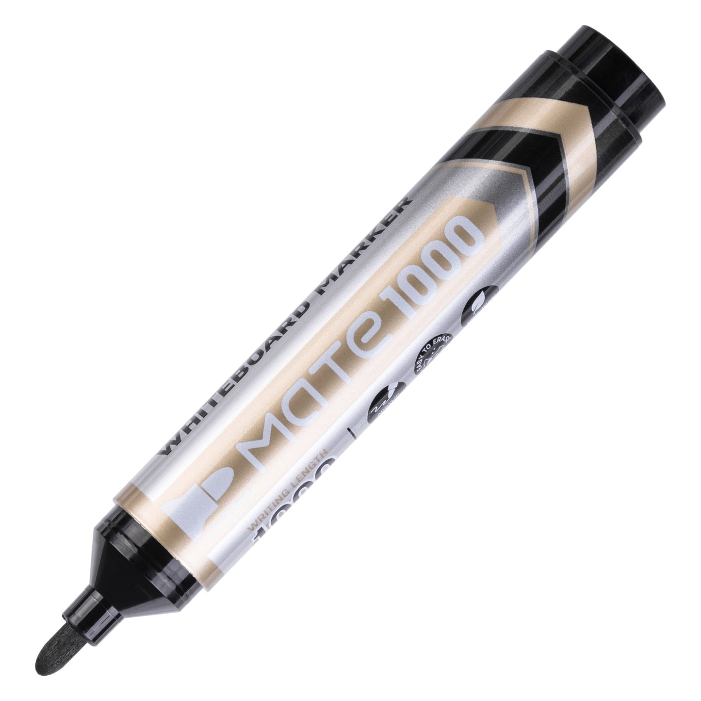 Deli WU008-BK Whiteboard Marker, Black