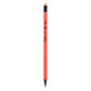 Deli WU54600 Neon Series Pre-Sharpened, Wood-Free, HB Pencils with Eraser (12 Pcs)