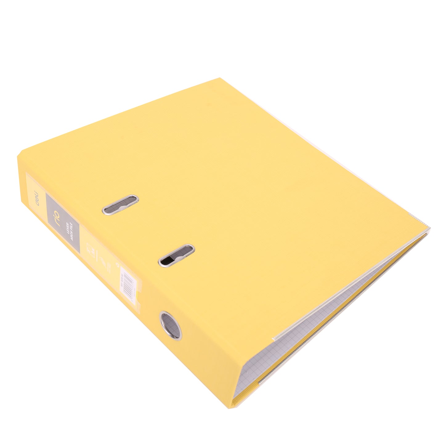 Deli EB20150 Lever Arch File A4 3" (Yellow, Pack of 1)
