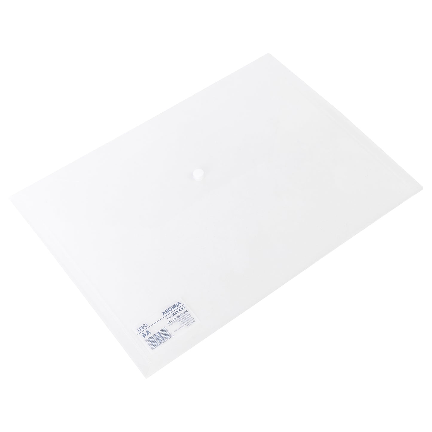 Deli WF10412 File Bag, Transparent (Pack of 1)