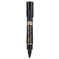 Deli ES555 Black Dual Tip Permanent Marker (Black , Pack of 1)
