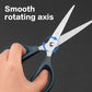 Deli W0603 Heavy Duty Scissors, Pack of 1 (Color May Vary)