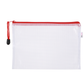 Deli W5656 Mesh Zip Bag (Pack of 1, Color May Vary)