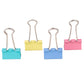 Deli W8554A Color Binder Clips (25mm, Multicolor, 48 Pcs)