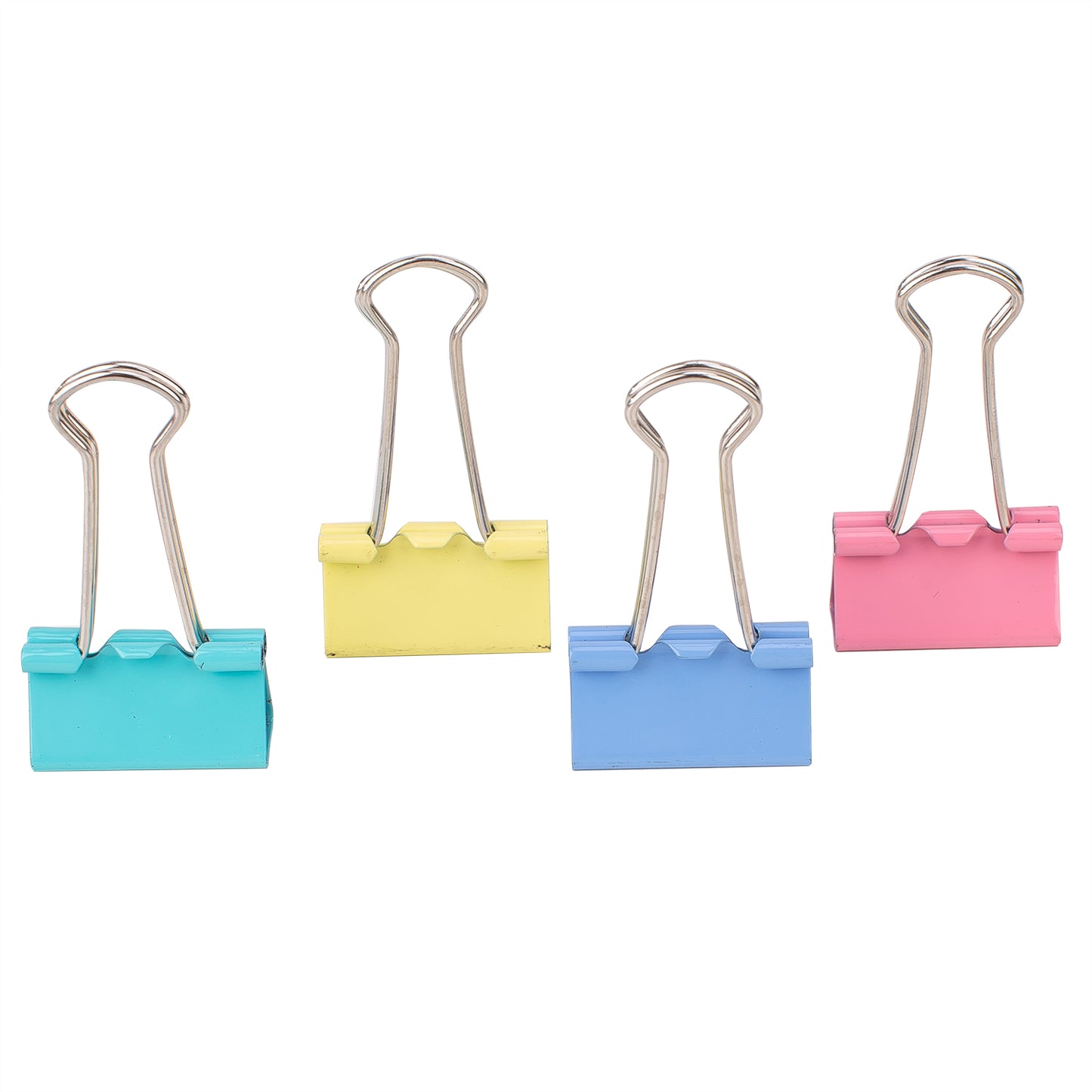 Deli W8554A Color Binder Clips (25mm, Multicolor, 48 Pcs)