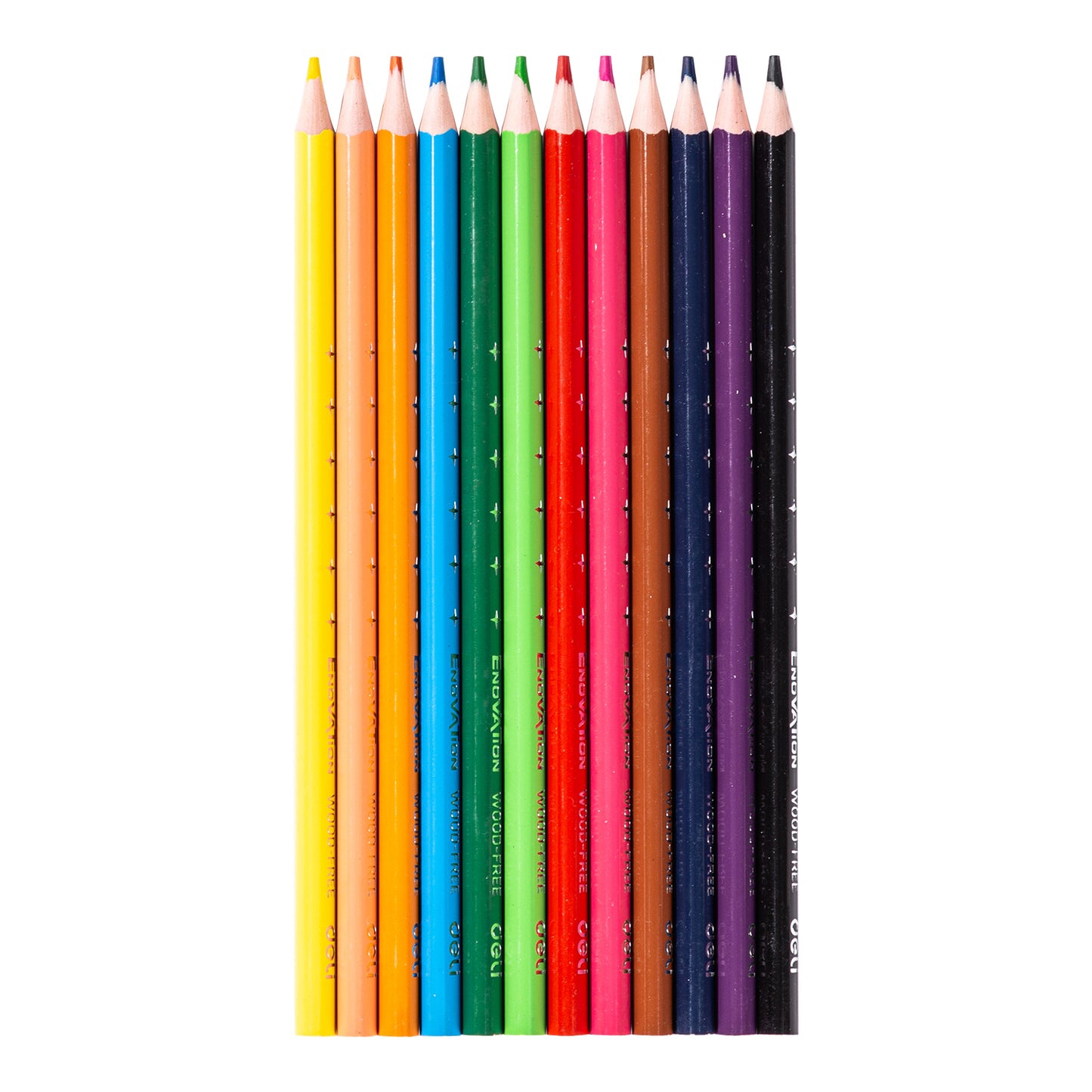 Deli WC112-12 Color Pencils (Multicolor, Pack of 1)
