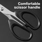 Deli W6009 Scissors 180mm (Pack of 1, Color May Vary)