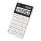 Deli W1589 Modern Compact Calculator 12-Digit, White