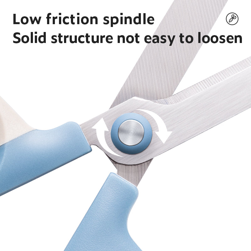 Deli WNS056 Nusign Scissors 145mm (Pack of 1, Color May Vary)