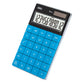 Deli W1589 Modern Compact Calculator 12-Digit, Blue