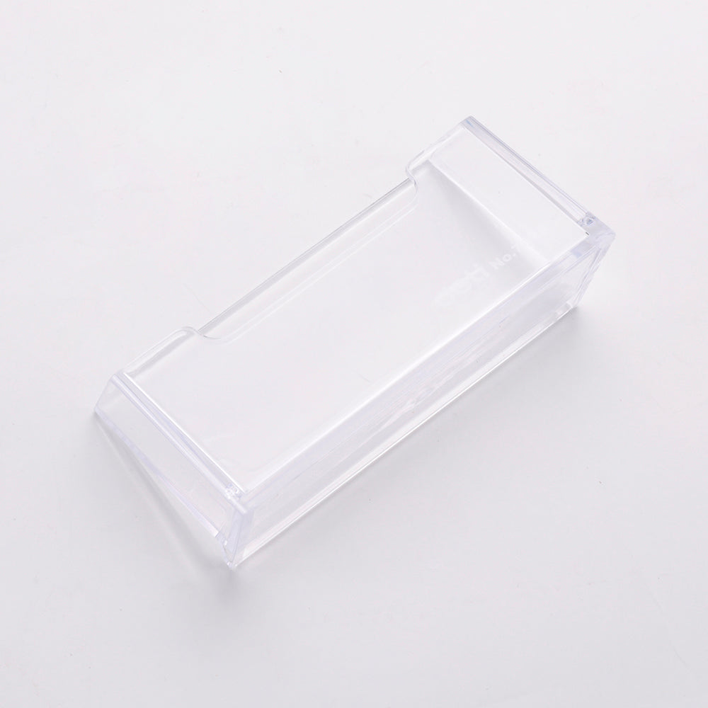 Deli W7623 Business Card Holder (Transparent, Pack of 1)