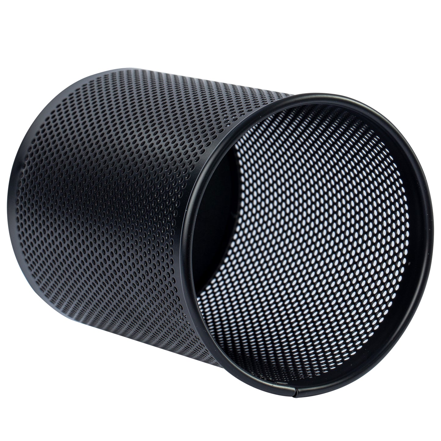Deli W909 Mesh Pen Holder (Black, Pack of 1)