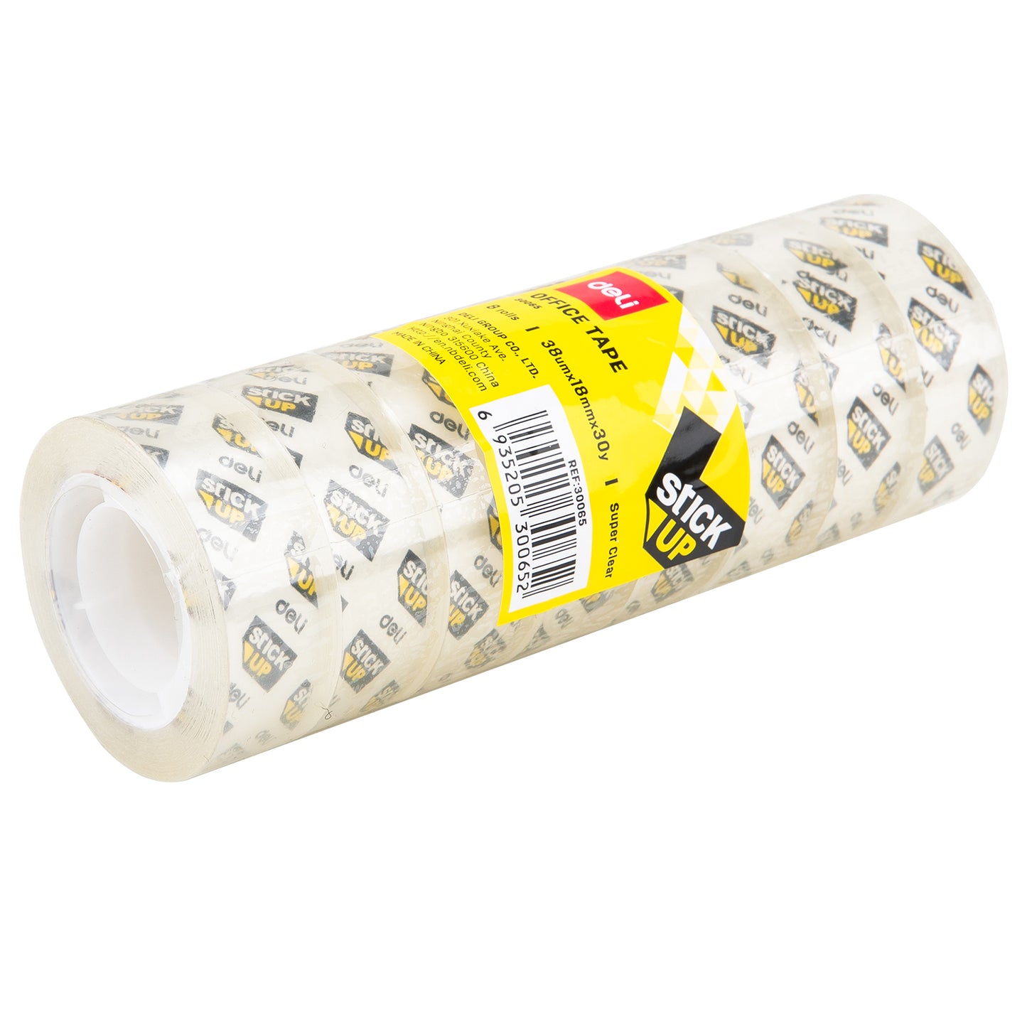 Deli 30065 Office Tape 18mm x 30 ( 8 rolls/Tube)