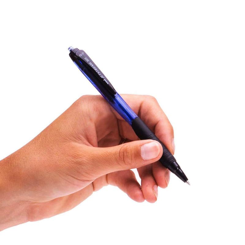 uni-ball Jetstream SXN101 0.7mm Roller Ball Pen, Blue & Black Ink, Pack of 6