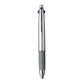 uni-ball Jetstream MSXES-1000 0.7mm Ball Pen & 0.5mm Mechanical Pencil, Multicolor Ink, Silver Body, Pack of 1