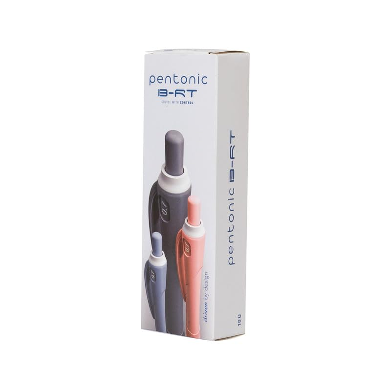 Pentonic B-RT Shades 0.7 mm Ball Point Pen Box Pack(Blue Ink, Pack of 10)