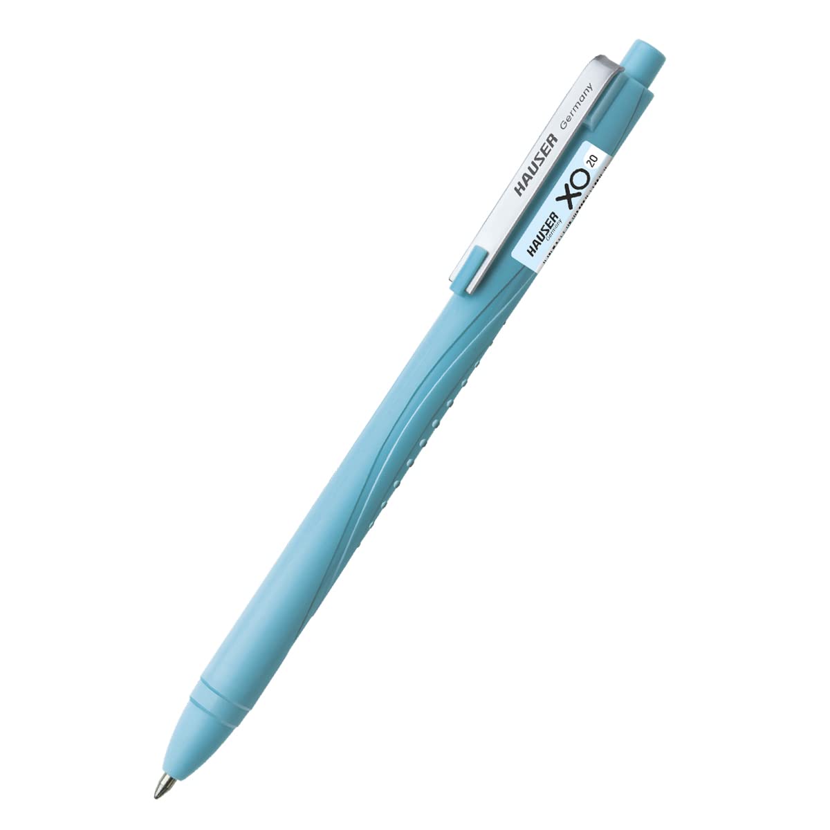 Hauser XO 20 0.7 mm Retractable Ball Pen, Blister Pack, Blue Ink, Set of 3