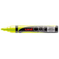 uni-Ball 5M PWE 1.8-2.5 mm Board & Glass Chalk Marker, Medium Bullet Tip Shaped, Fluorescent Yellow Ink, Pack of 1