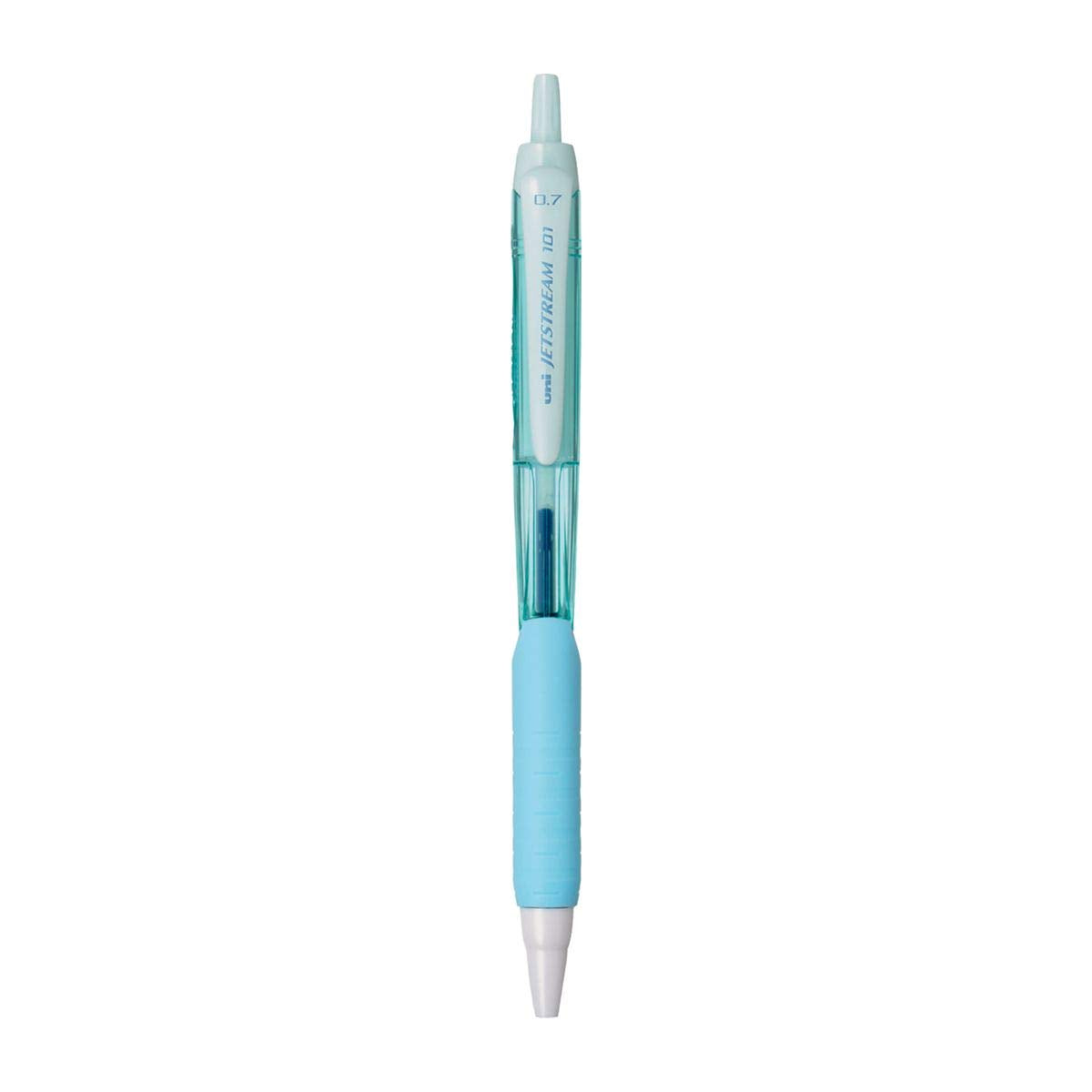 uni-ball Jetstream SXN-101FL-07 Roller Ball Pen (Sky Blue Body, Blue Ink, Pack of 3)