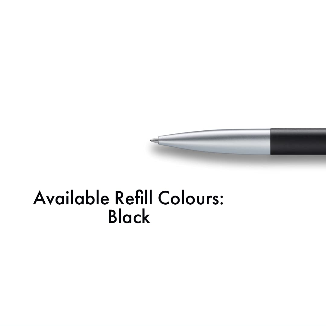 LAMY 4001018 NOTO Nightblue Silver Body Medium Tip Black Ink Ball Pen