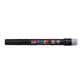 uni-ball Posca PCF-350 1-10 mm Soft Brush Tip Paint Marker Pen, Black Ink, Pack of 1