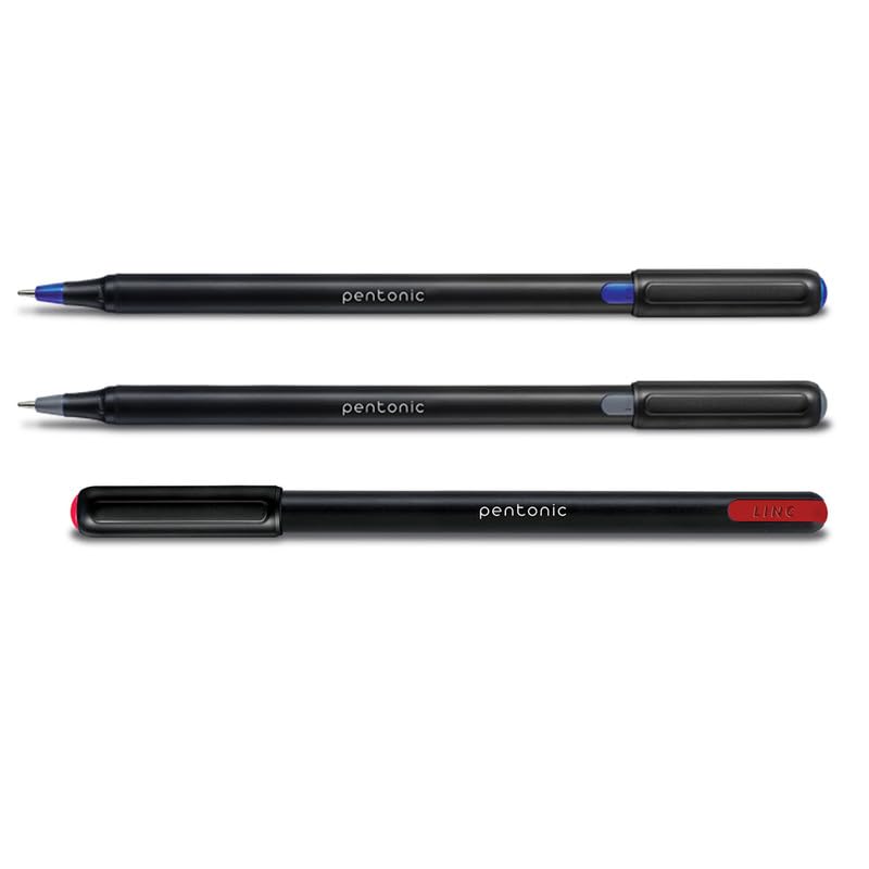 Pentonic Ball Pen Tumbler (Multicolor Ink, Pack of 50 Pens)