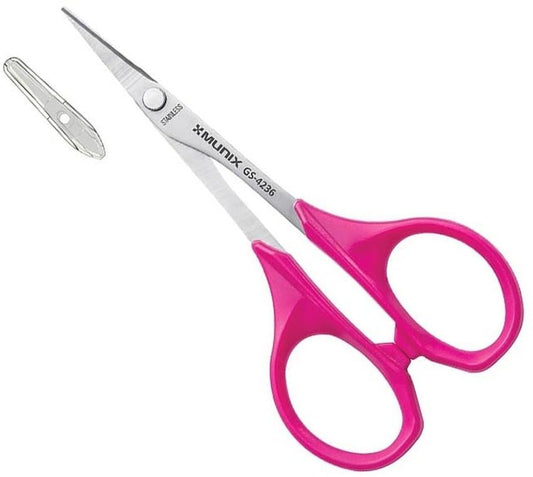 Munix Scissors For Personal Care GS-4236 91mm, Color May Vary, Pack of 2