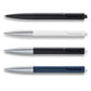 LAMY 4001018 NOTO Nightblue Silver Body Medium Tip Black Ink Ball Pen
