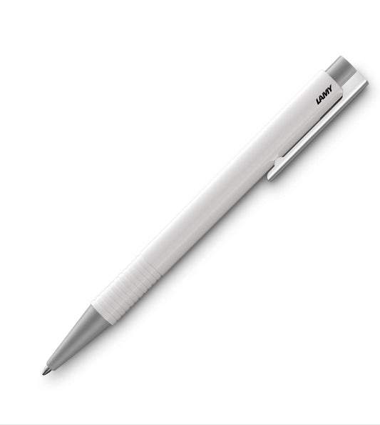 LAMY 4026558 LOGO M+ White Body Medium Tip Black Ink Ball Pen