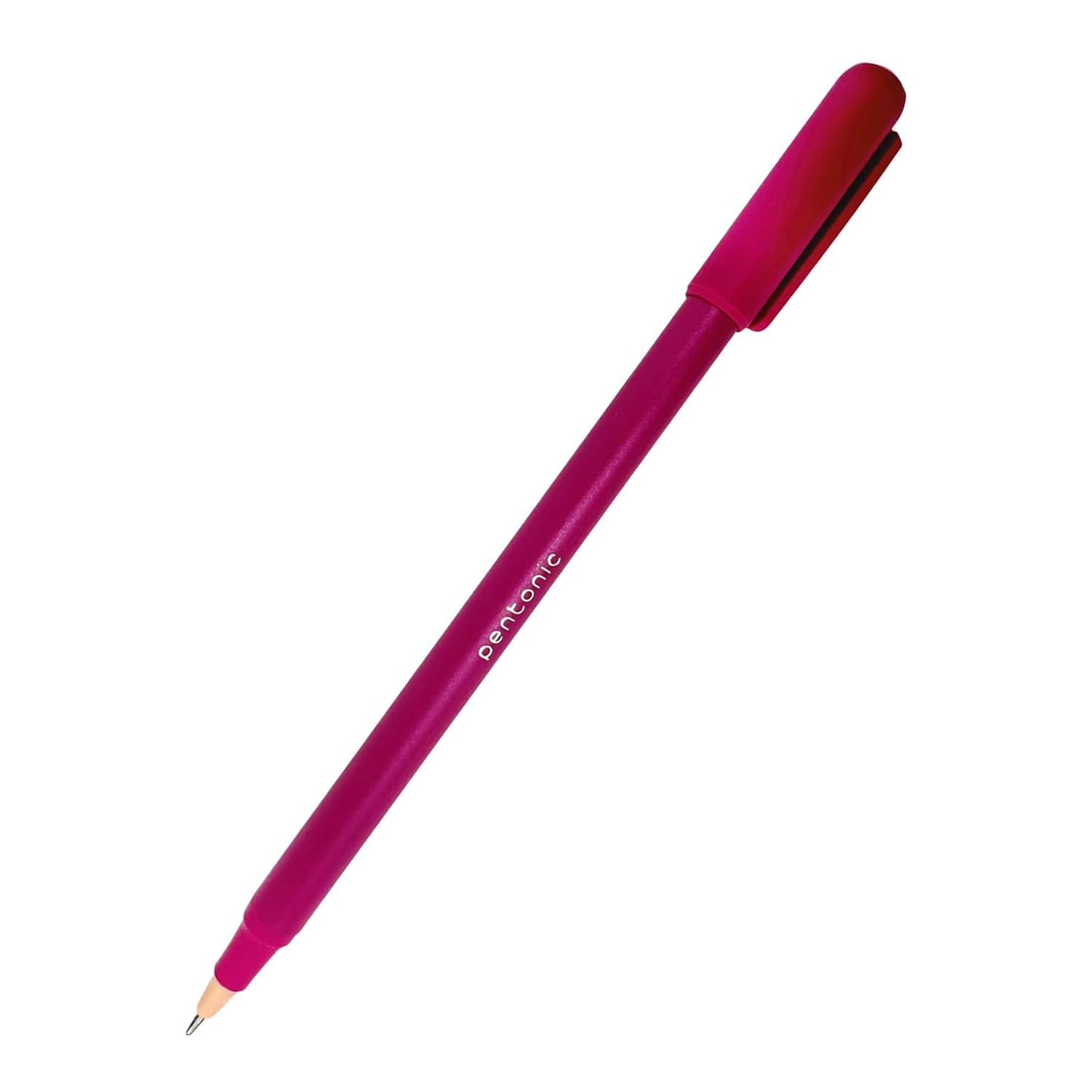 Pentonic Vibrant Colours 0.7mm Ball Pen Dispenser, Blue Ink, Pack of 50