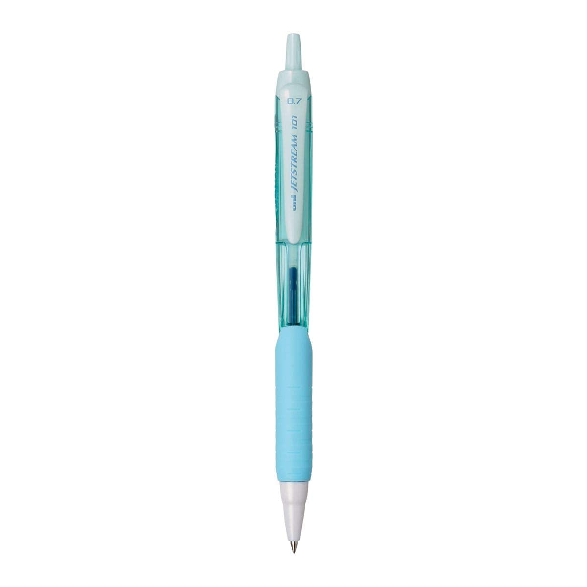 uni-ball Jetstream SXN-101FL-07 Roller Ball Pen (Sky Blue Body, Blue Ink, Pack of 3)