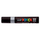 uni-ball Posca PC-17K 15.0 mm Extra Broad Tip Marker Pen, Silver Ink, Pack of 1