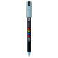 uni-ball Posca PC-1MR 0.7 mm Extra-Fine Tip Markers, Silver Ink, Pack of 1