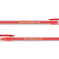 Win DF Smoothie Ball Pen, 0.7mm, Red Ink, Pack of 20