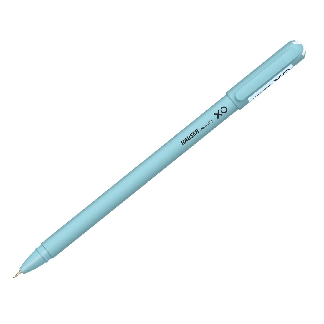 Hauser XO 0.6mm Ball Pen, 50 Pcs Tumbler Pack, Blue, Black & Red Ink, Pack of 1