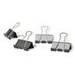 NUOVI 15mm Binder Clips (60pcs, Black)