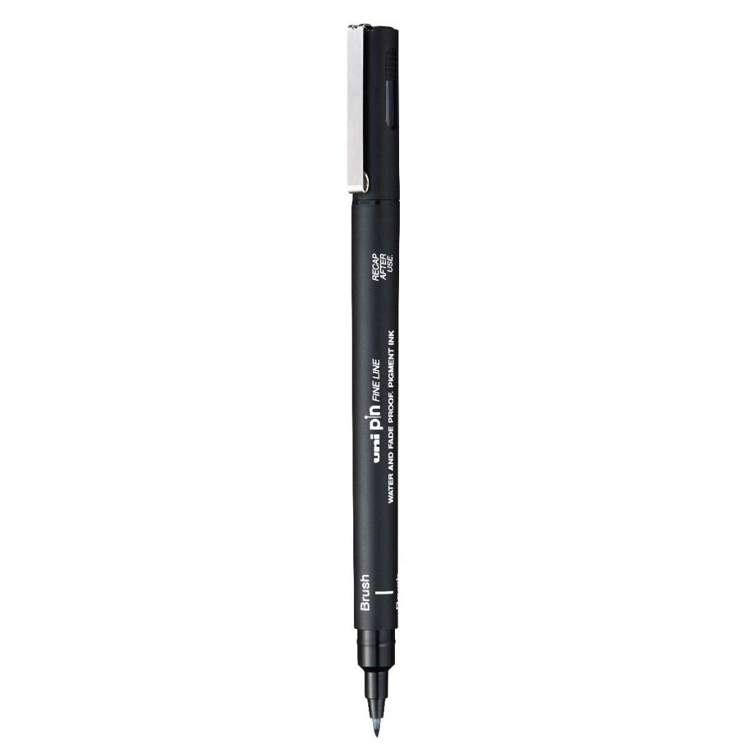 uni-ball PIN-200 Fine Line Brush Pen, Black Ink, Pack of 1