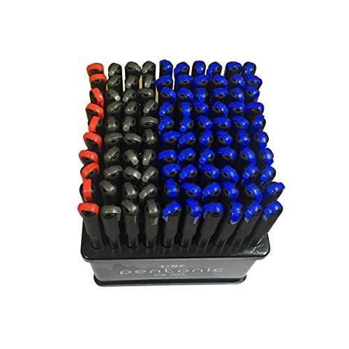 Pentonic Ball Pen Tumbler (Blue, Black & Red Ink, Pack of 100 Pens)