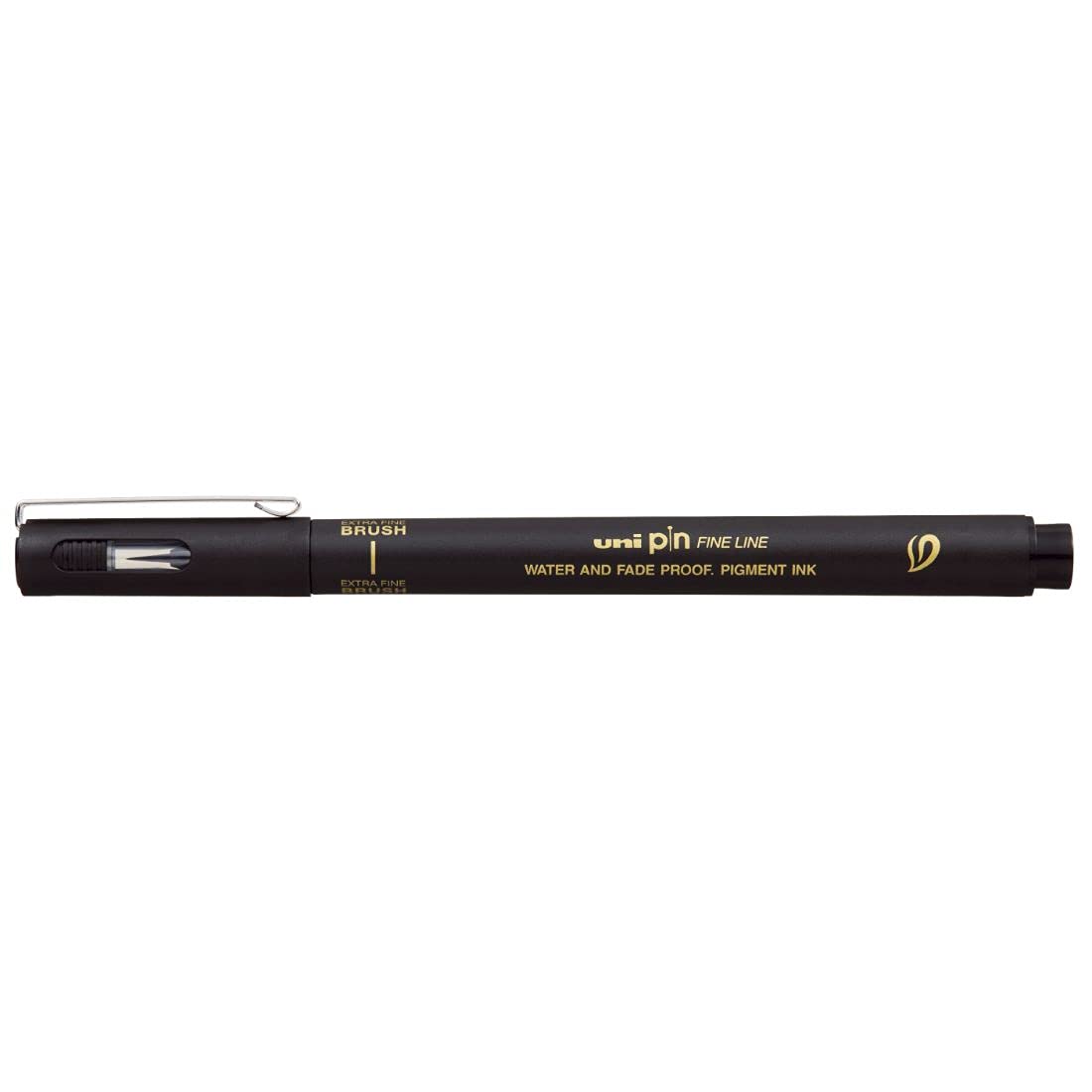 uni-ball PIN BR-500EF Fine Line Brush, Black Ink, Pack of 1