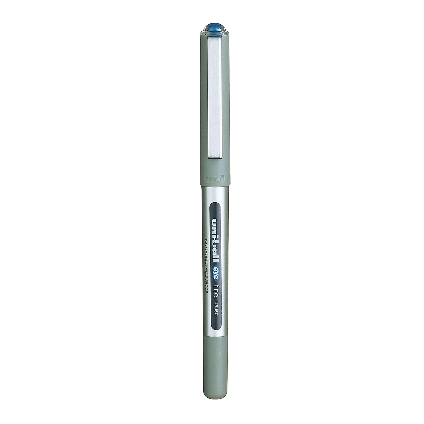 uni-ball Eye UB157 0.7mm Roller Ball Pen, Blue Ink, Pack of 6