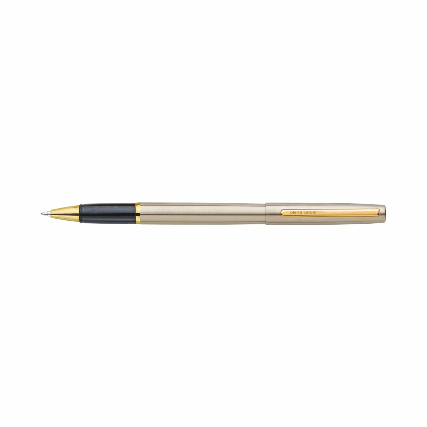 Pierre Cardin Monza Titanium Finish Exclusive Metal Roller Ball Pen, Blue Ink, Pack of 1