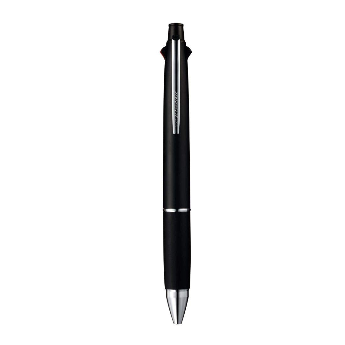 uni-ball Jetstream MSXES-1000 0.7mm Ball Pen & 0.5mm Mechanical Pencil, Multicolor Ink, Black Body, Pack of 1