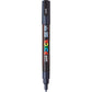 uni-ball Posca 3M 0.9-1.3 mm Bullet Shaped Marker Pen, Navy Blue Ink, Pack of 1