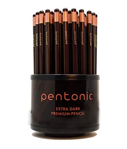 Pentonic Extra Dark Pencil Tumbler (Pack of 50 Pencils)